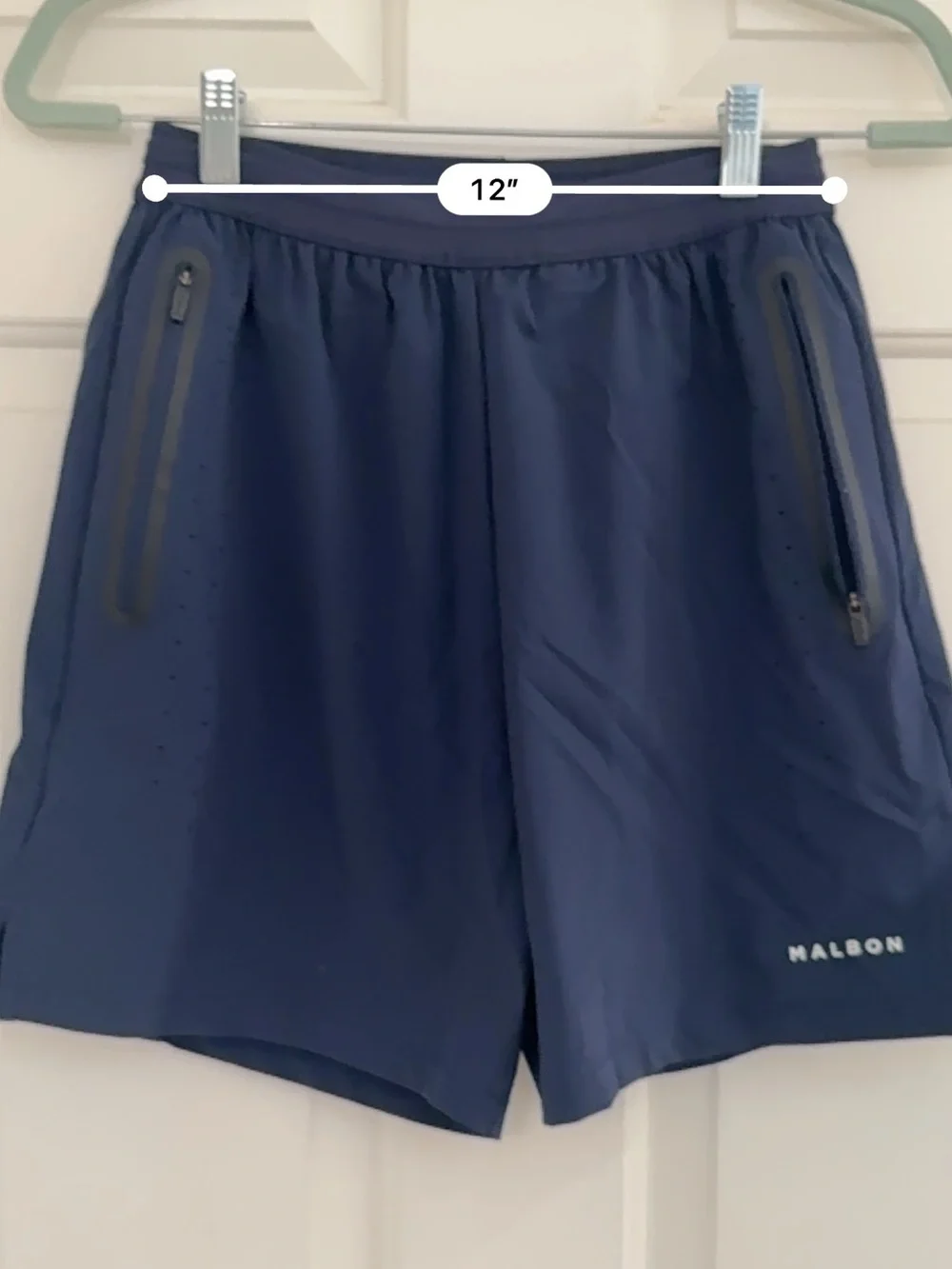 Malbon Performance 2-1 Golf shorts Navy Small - Picture 10 of 11